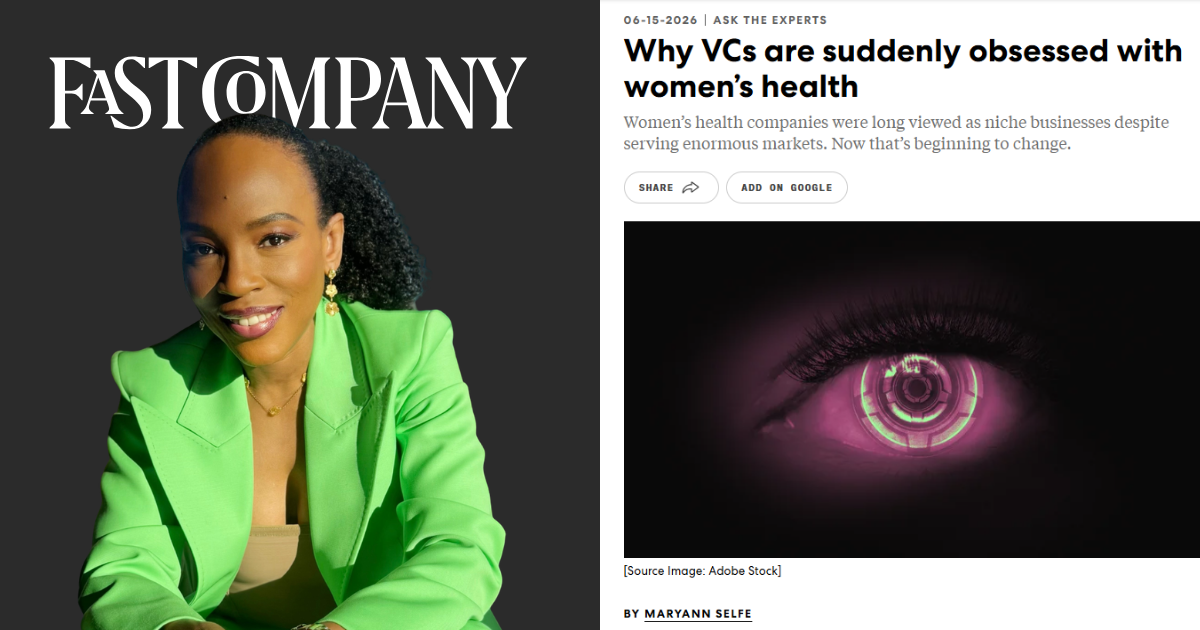 Why Investment in Women's Health Is Accelerating