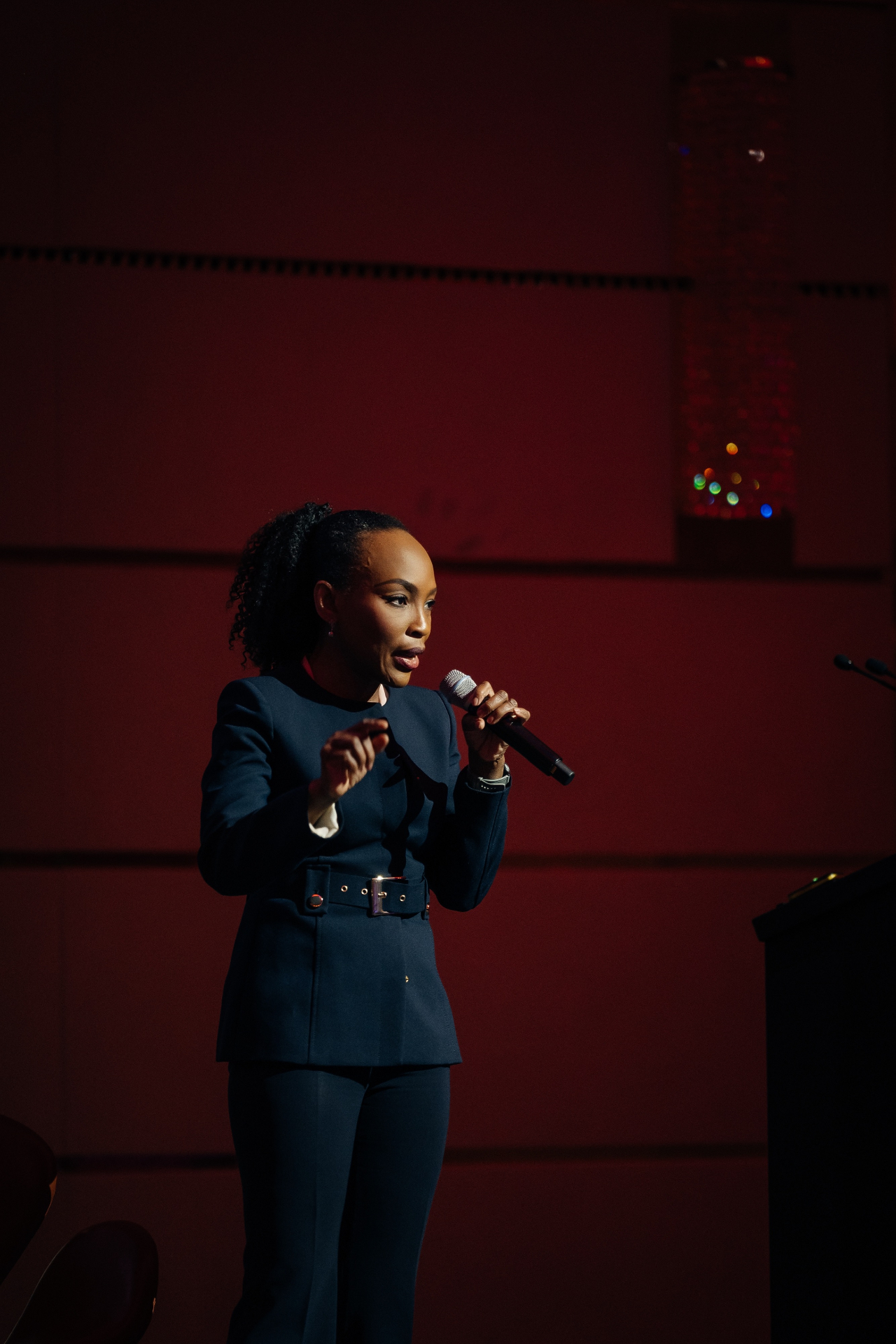 Maryann Selfe delivering a keynote